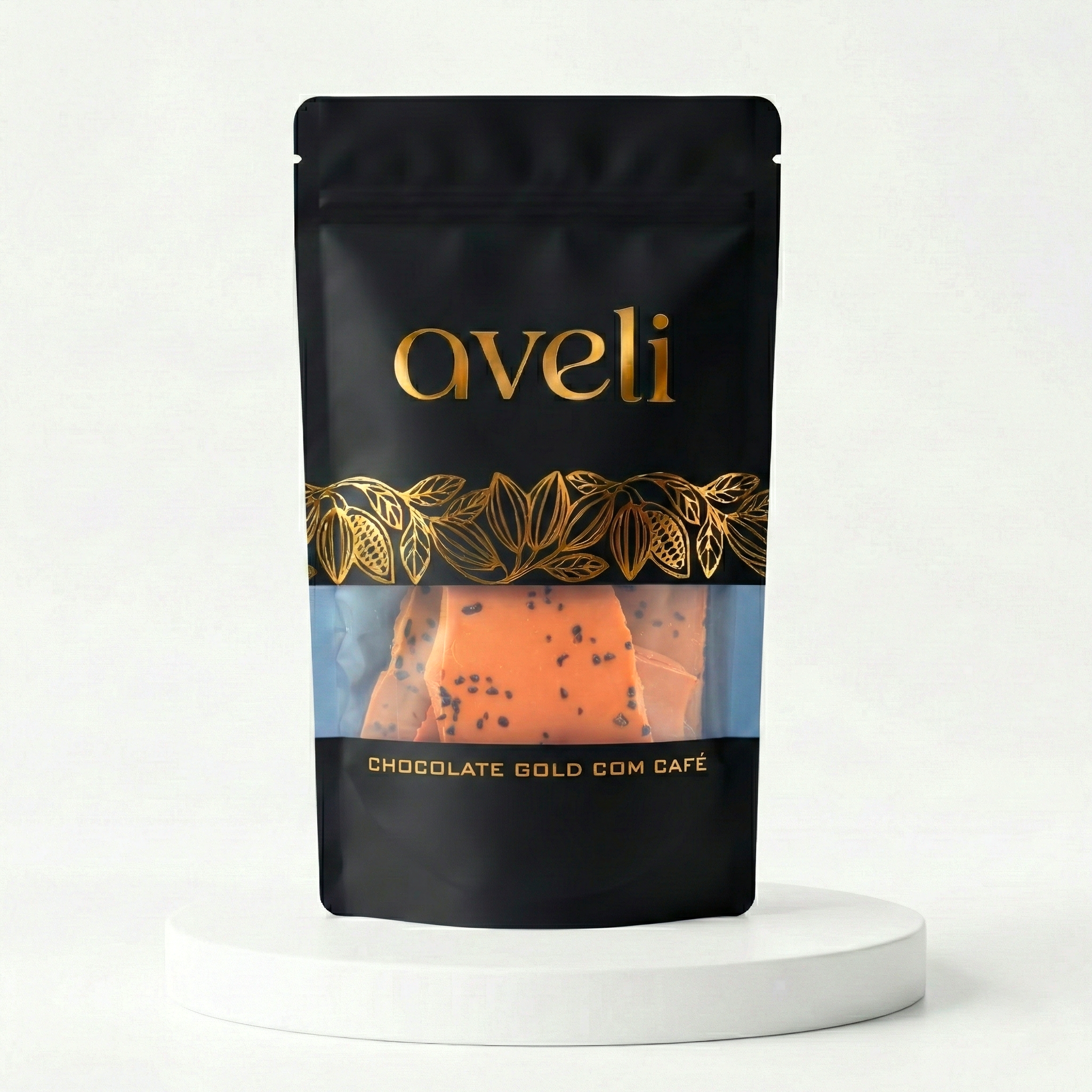 Cacos de Chocolate Gold com Café