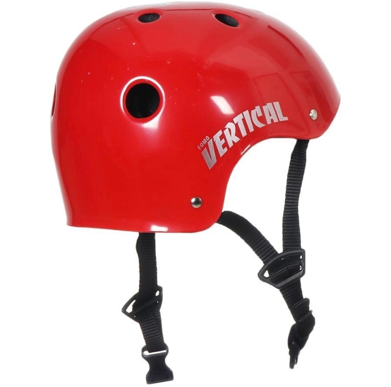 Capacete Vertical Vermelho