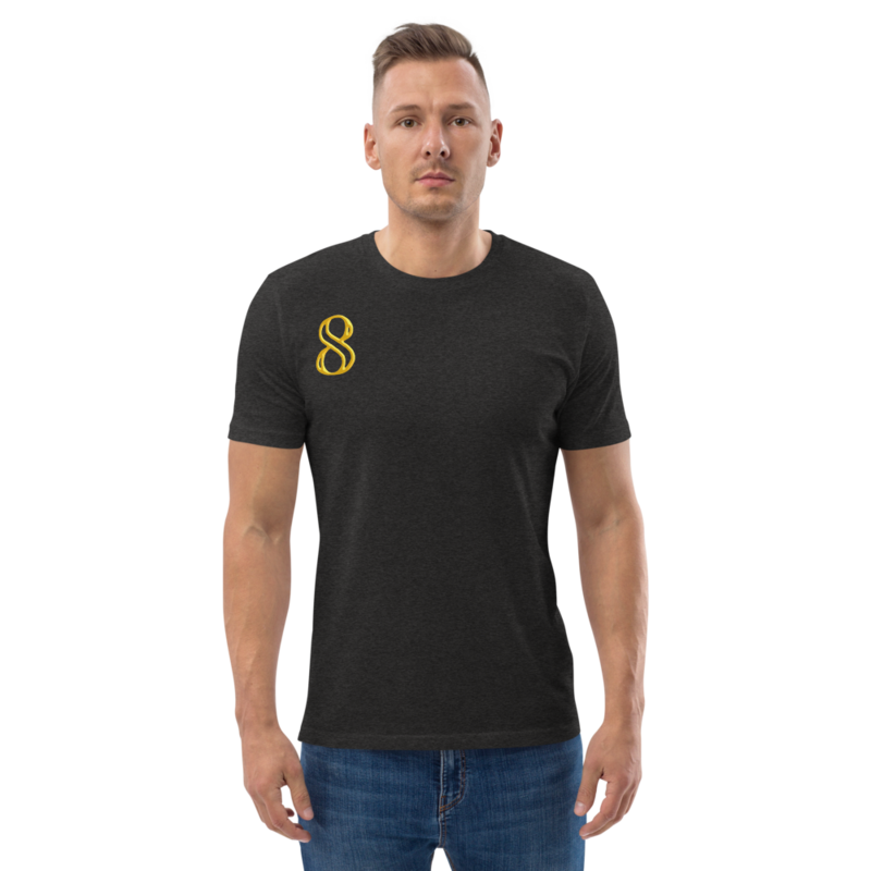 Number 8 Unisex organic cotton t-shirt