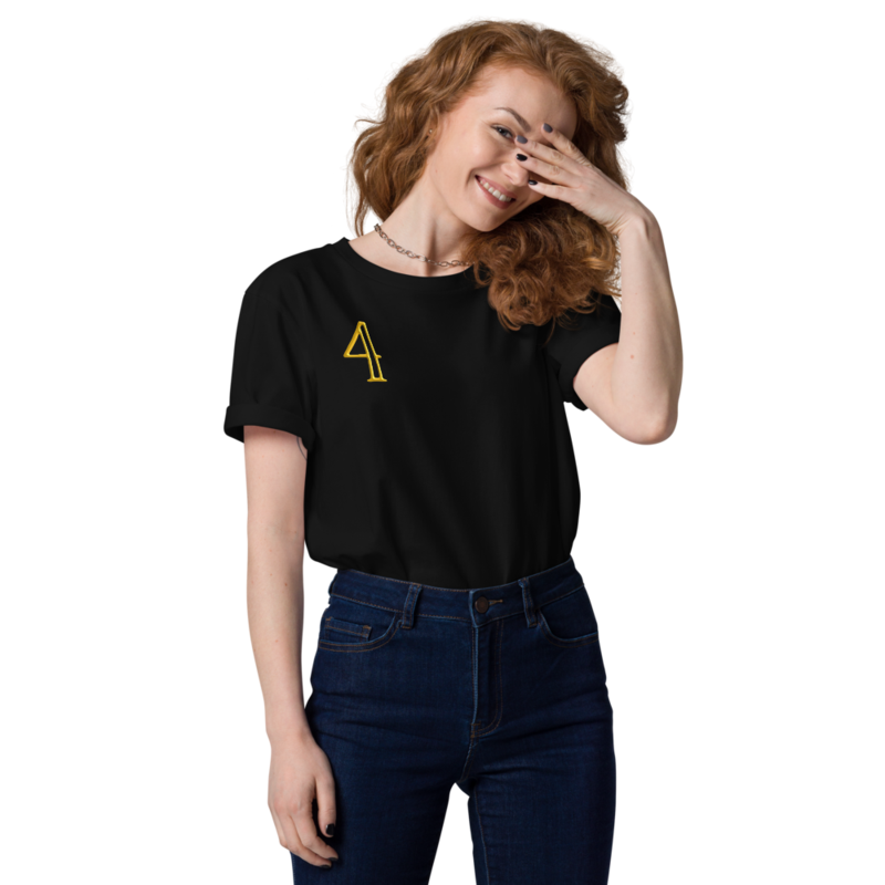 Number 4 Unisex organic cotton t-shirt