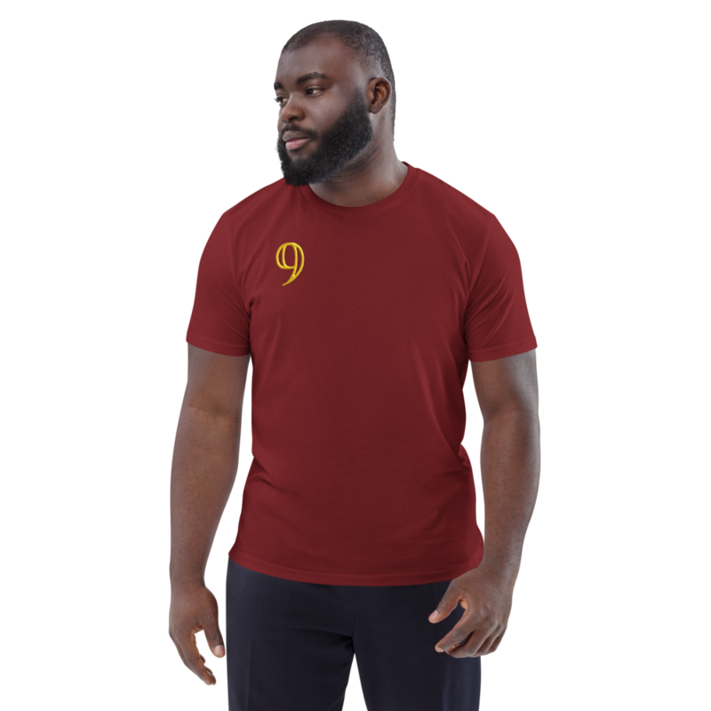 Number 9 Unisex organic cotton t-shirt