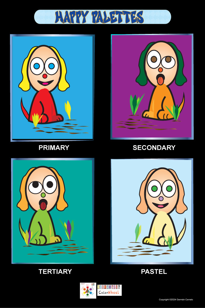 Happy Palettes Poster