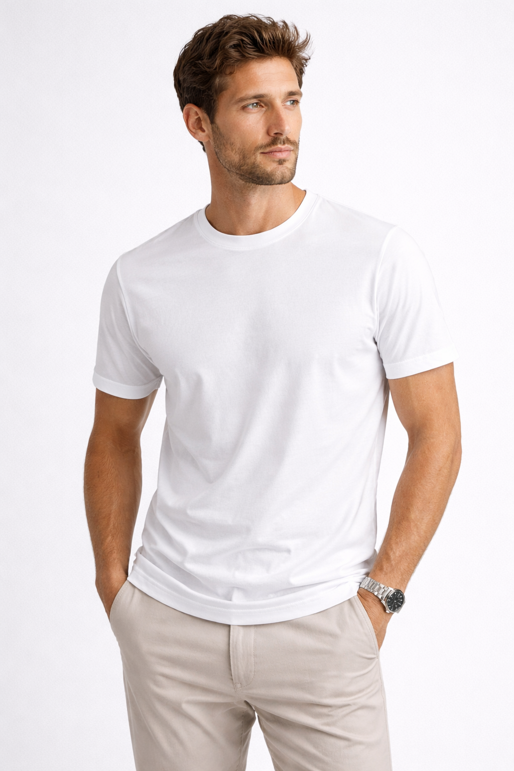 Camiseta Malha Premium Off-White