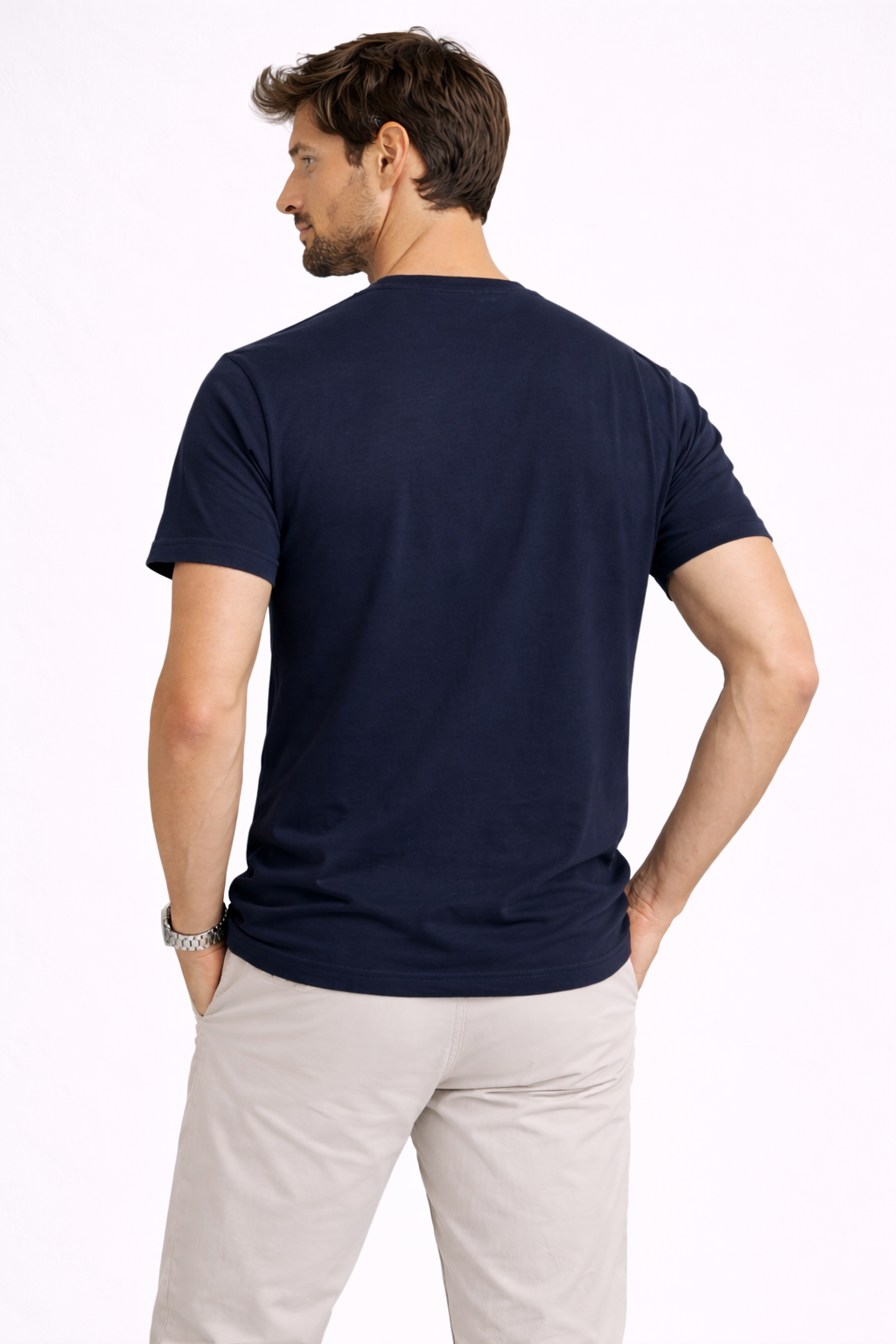 Camiseta Malha Premium Marinho