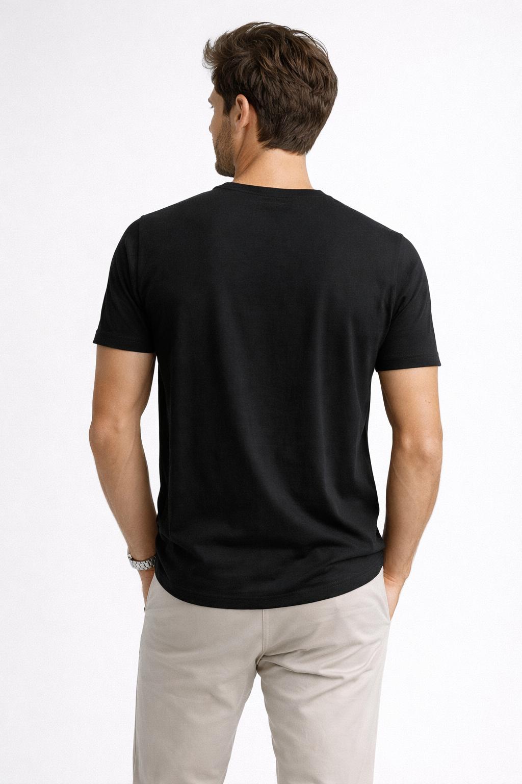 Camiseta Malha Premium Preta