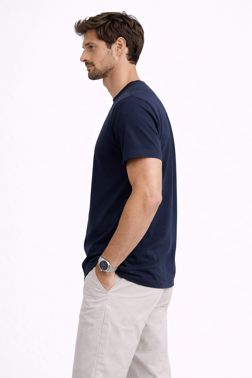 Camiseta Malha Premium Marinho