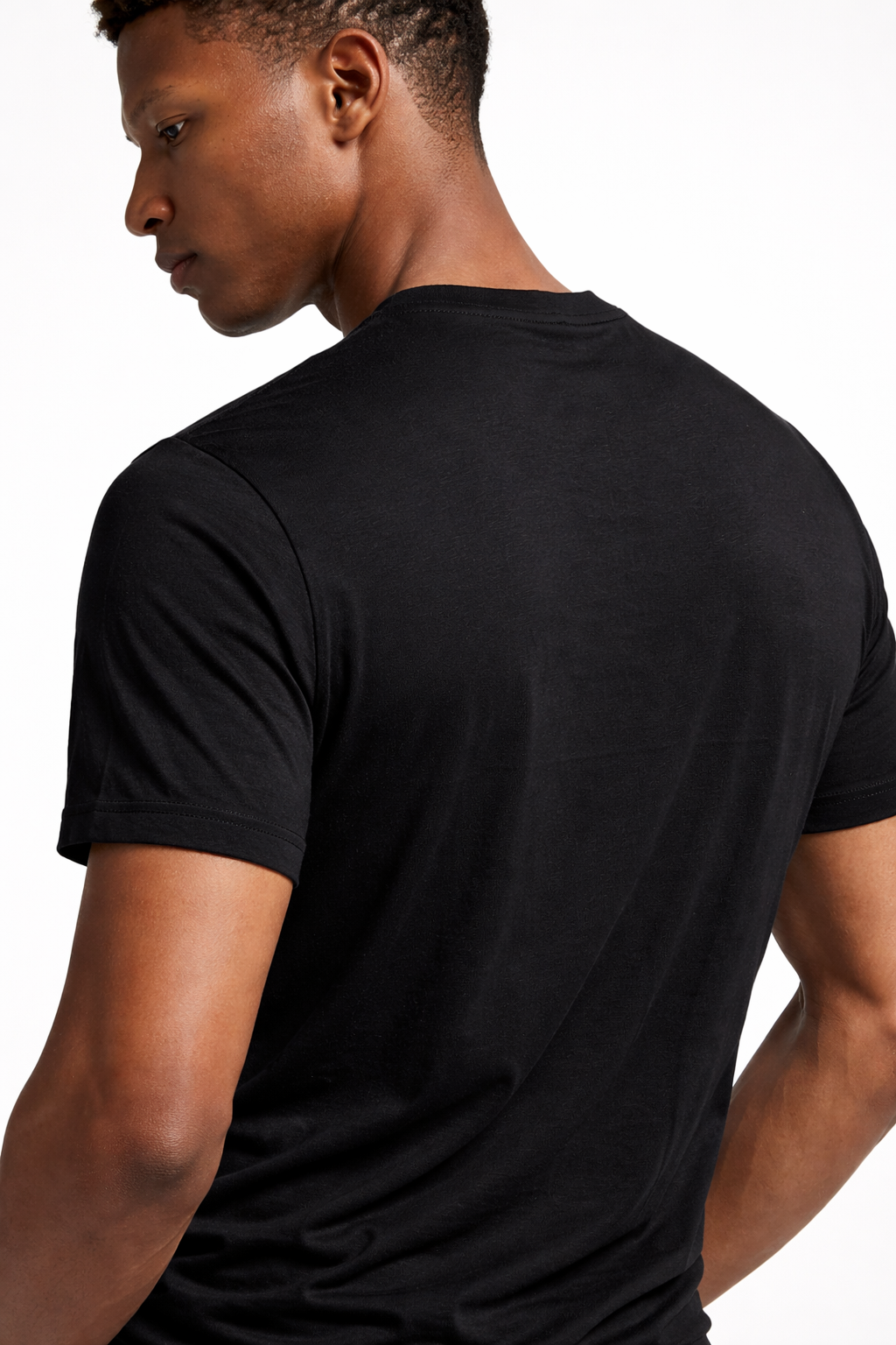 Camiseta Malha Pima Preta