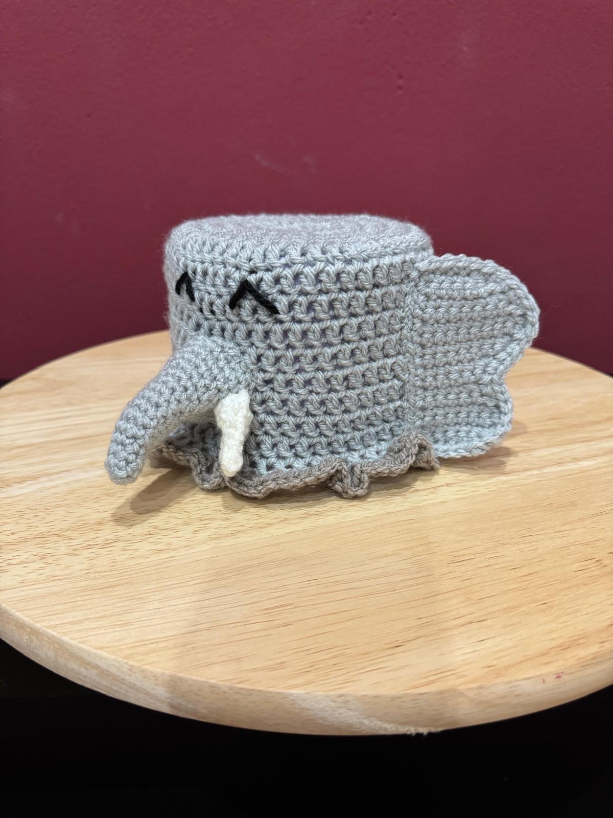 Klorollenhut - Elefant süße WC-Deko, gehäkelt & handmade