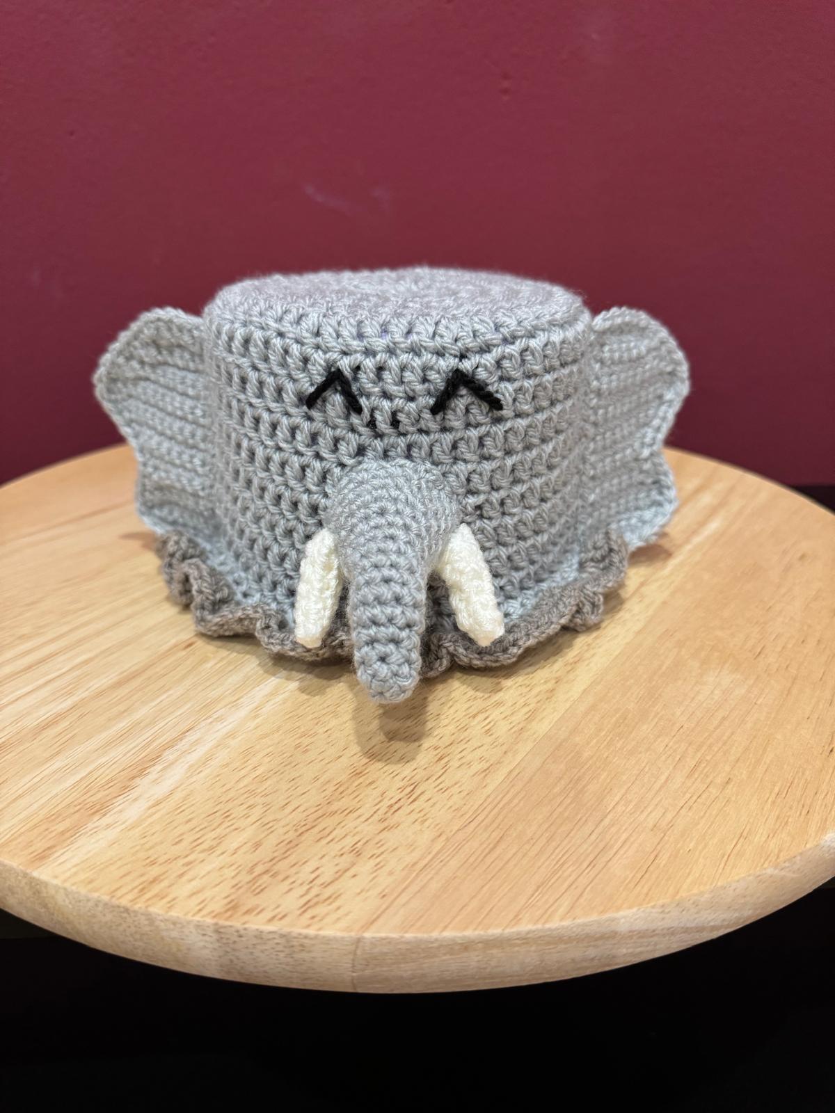 Klorollenhut - Elefant süße WC-Deko, gehäkelt & handmade