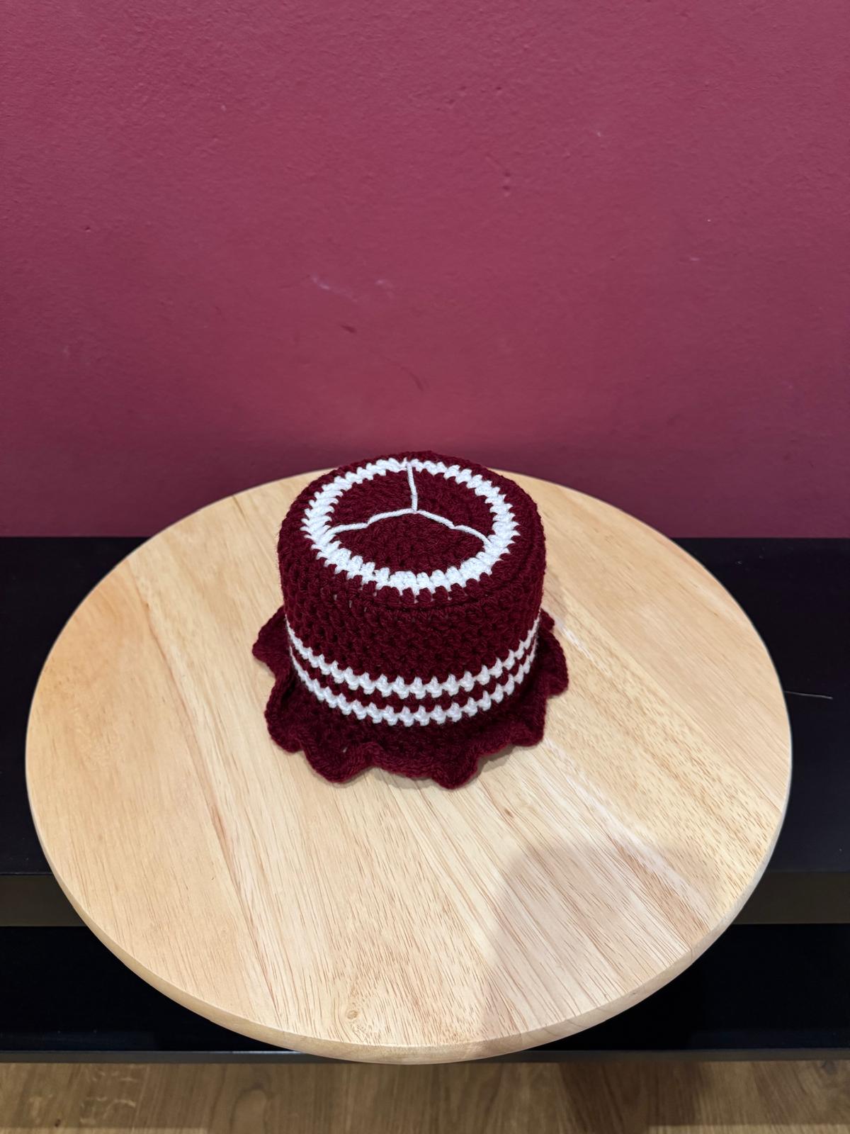 Klorollenhut - im Stern Design - coole WC-Deko, gehäkelt & handmade