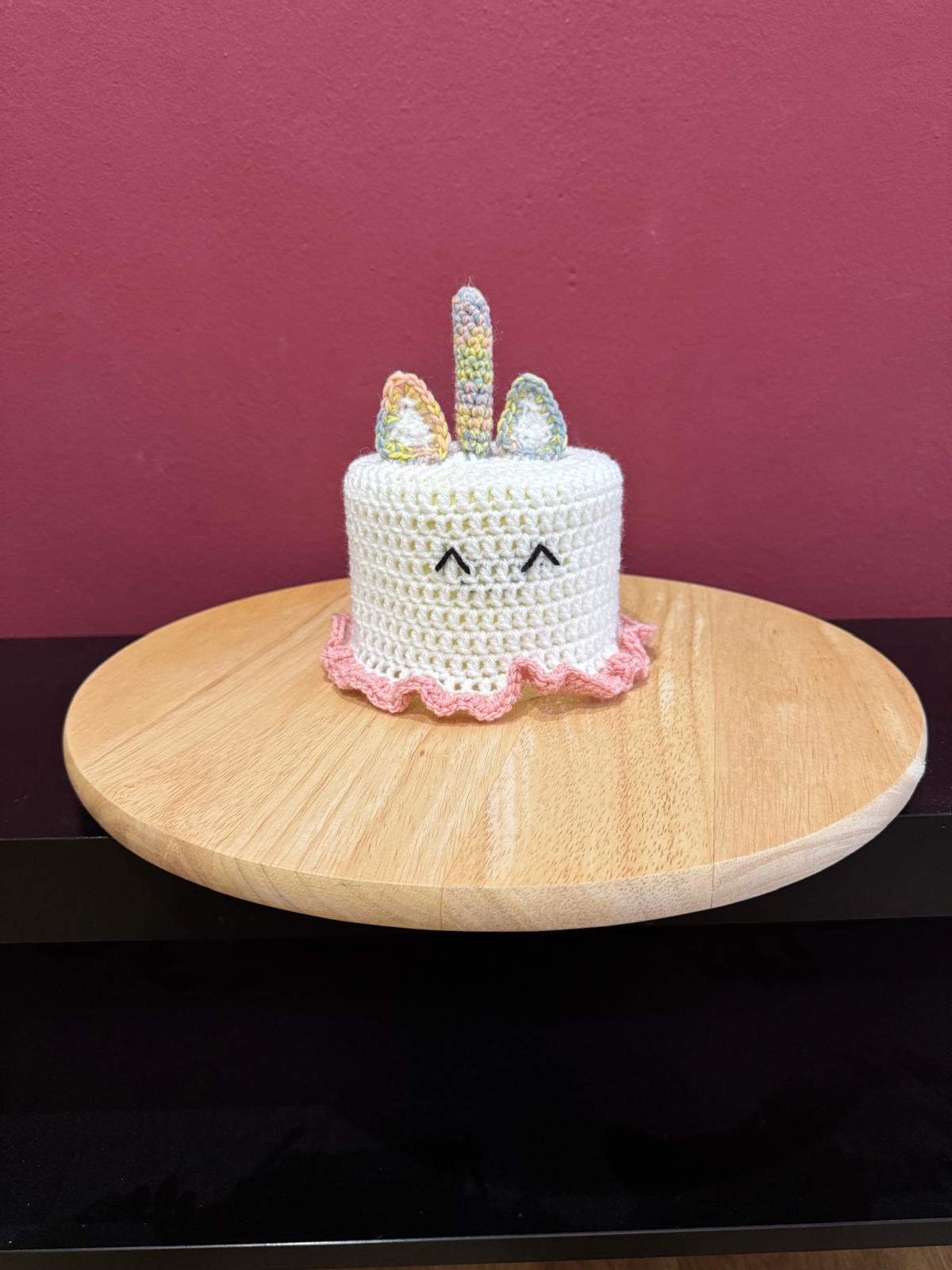 Klorollenhut - Einhorn -  lustige WC-Deko, gehäkelt & handmade