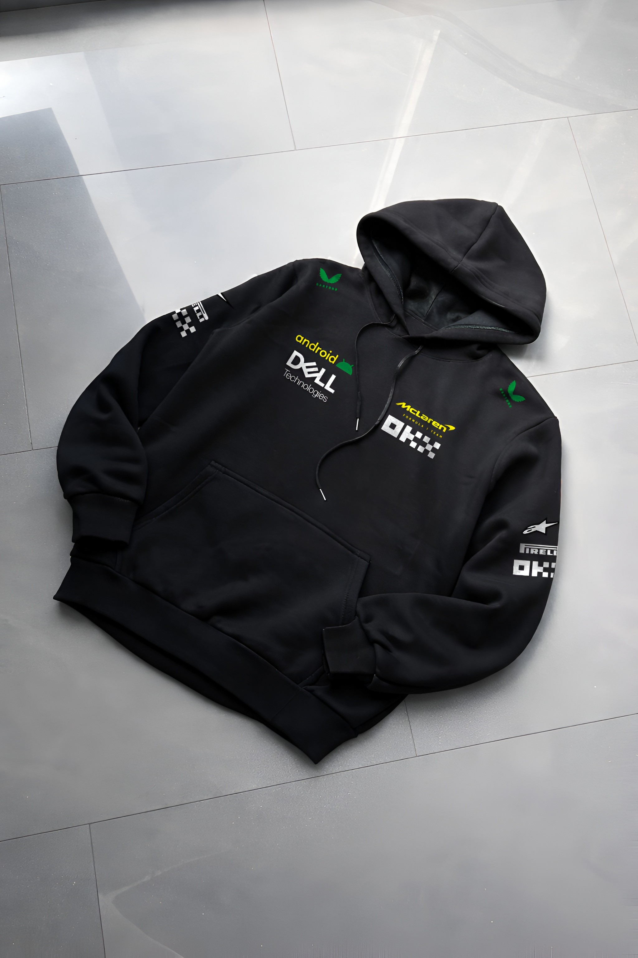 Buzo Negro Ayrton Senna Mclaren 