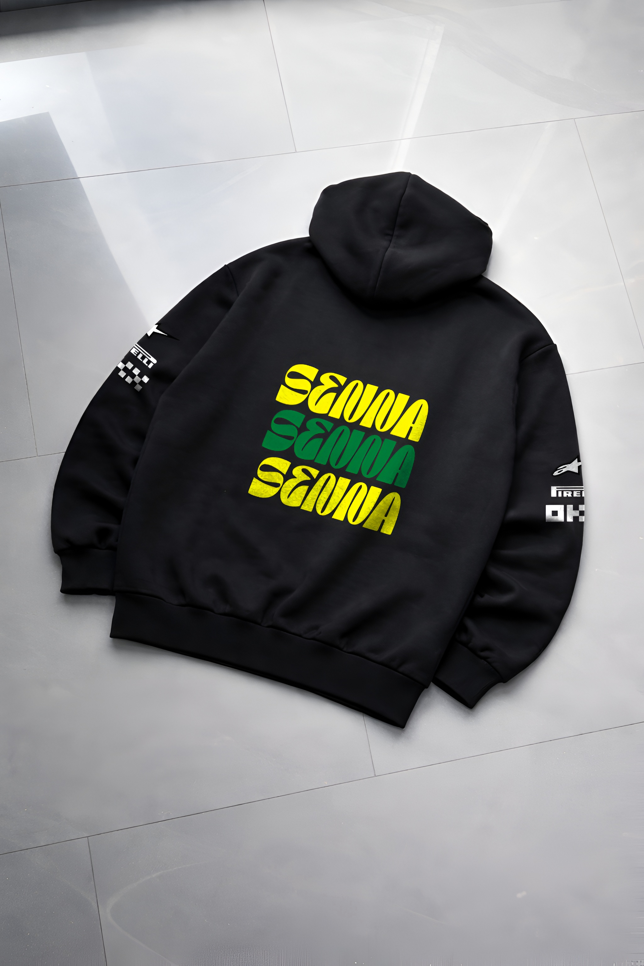Buzo Negro Ayrton Senna Mclaren 