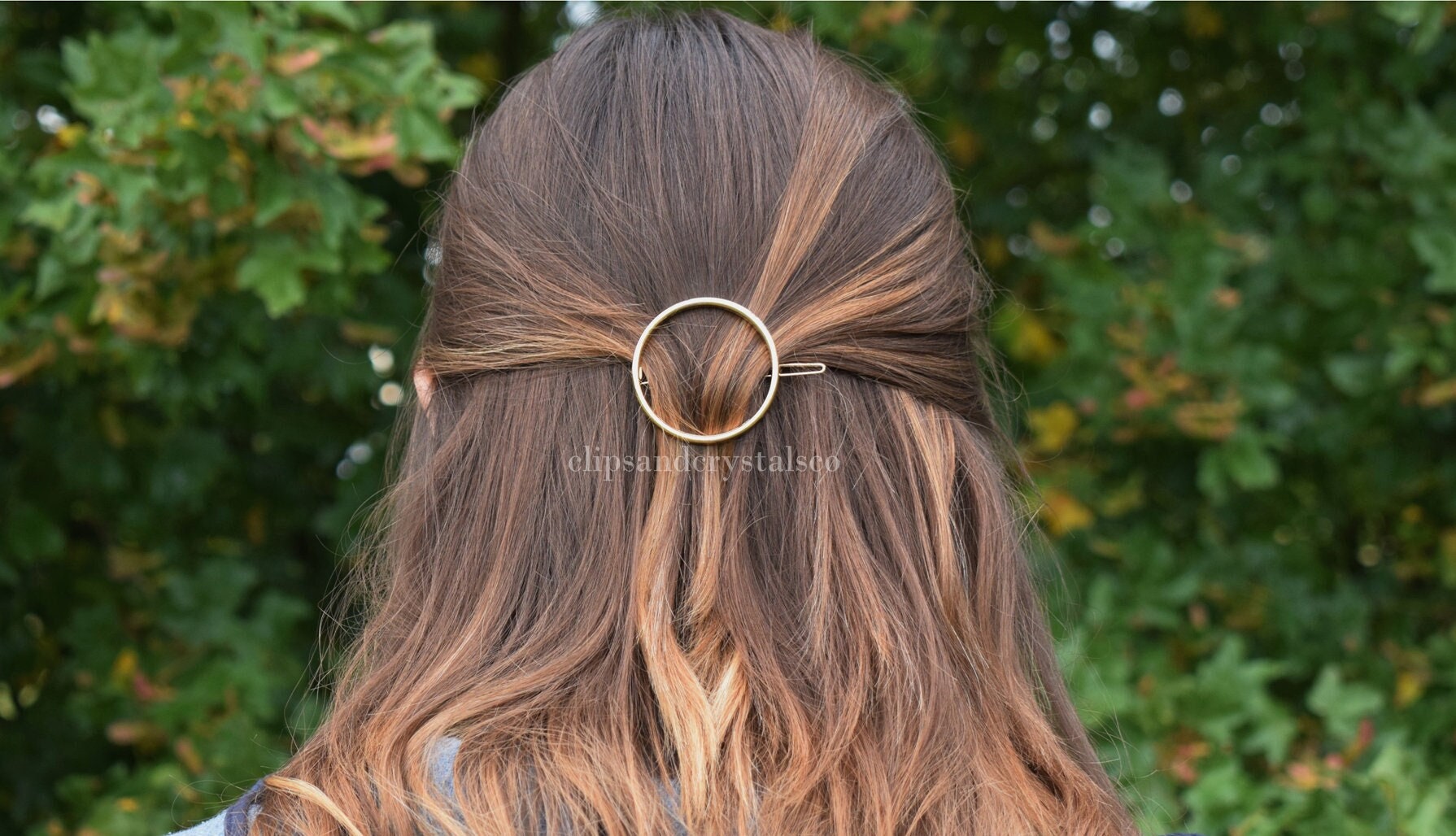 Circle Metal Hair Clip