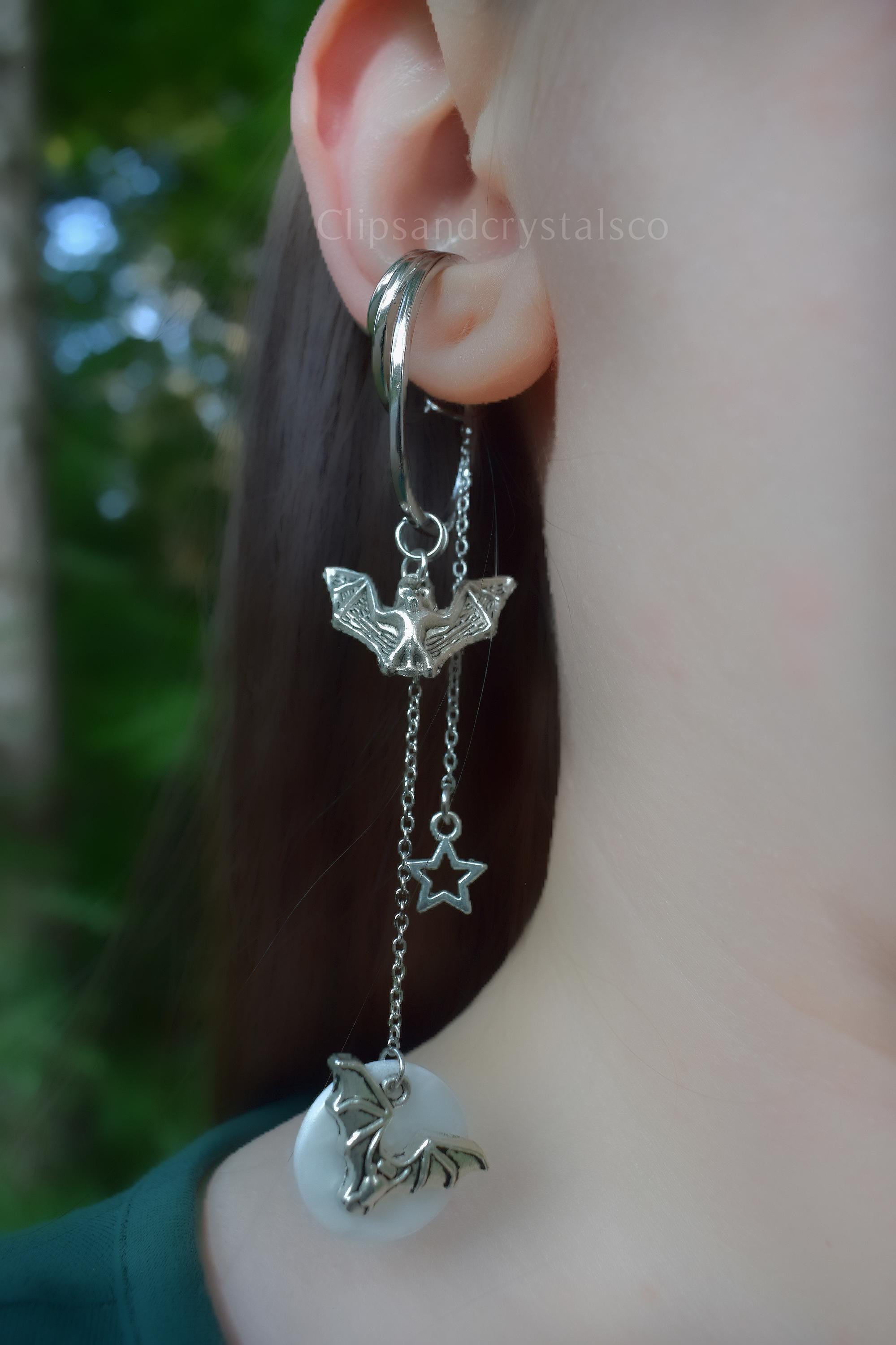 Celestial Bat Ear Cuff