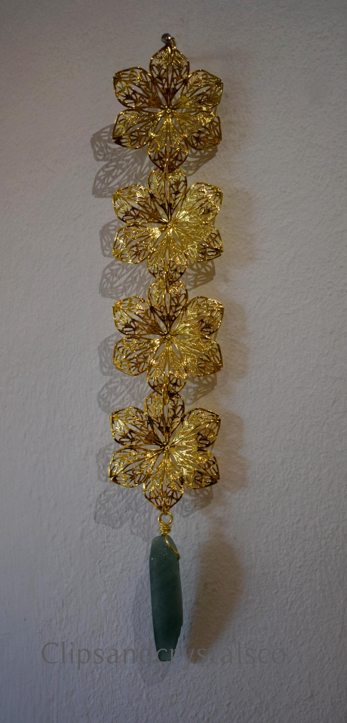 Crystal Flower Suncatcher