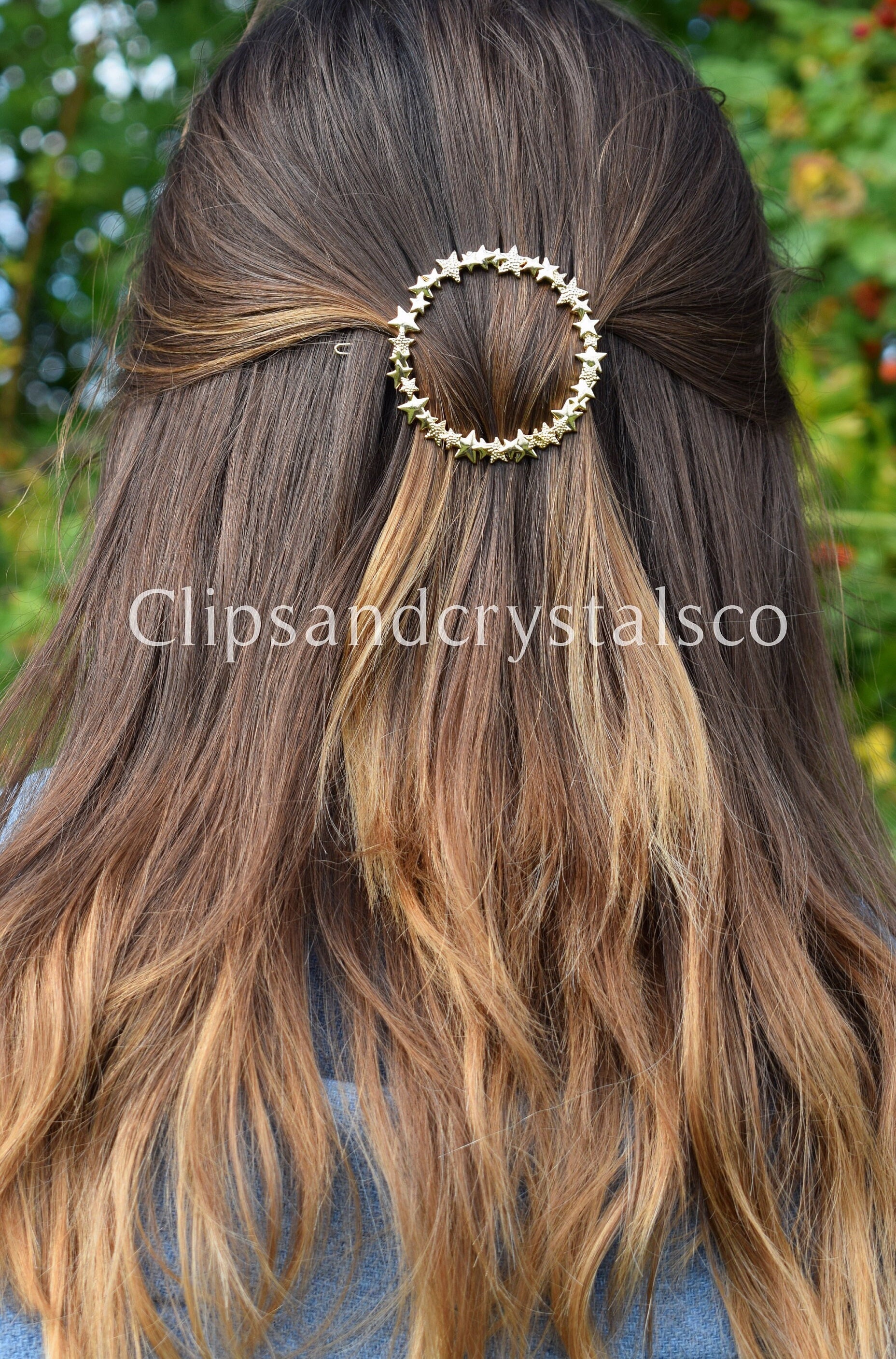 Circle Star Hair Clip