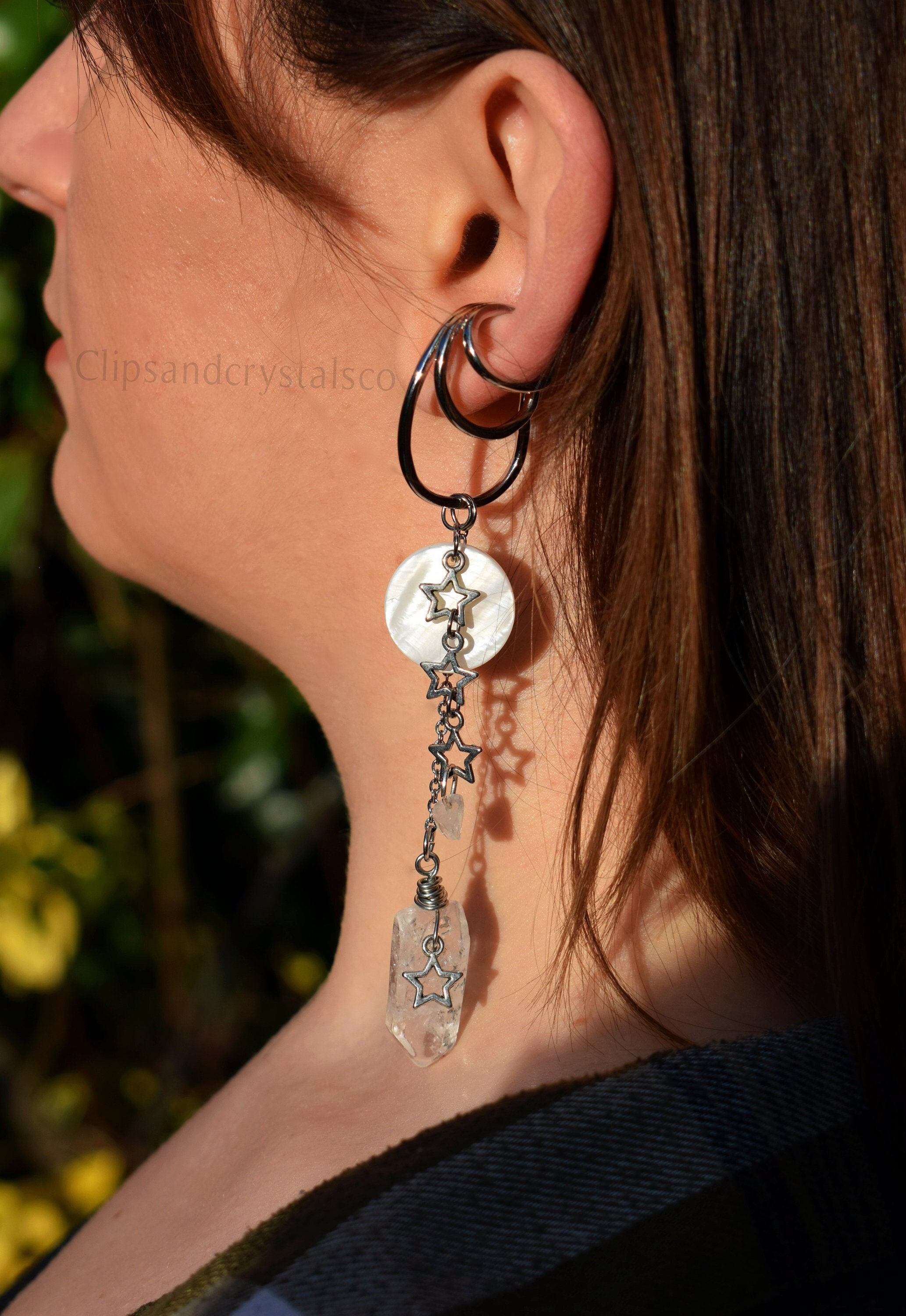 Crystal Celestial Ear Wrap Cuff