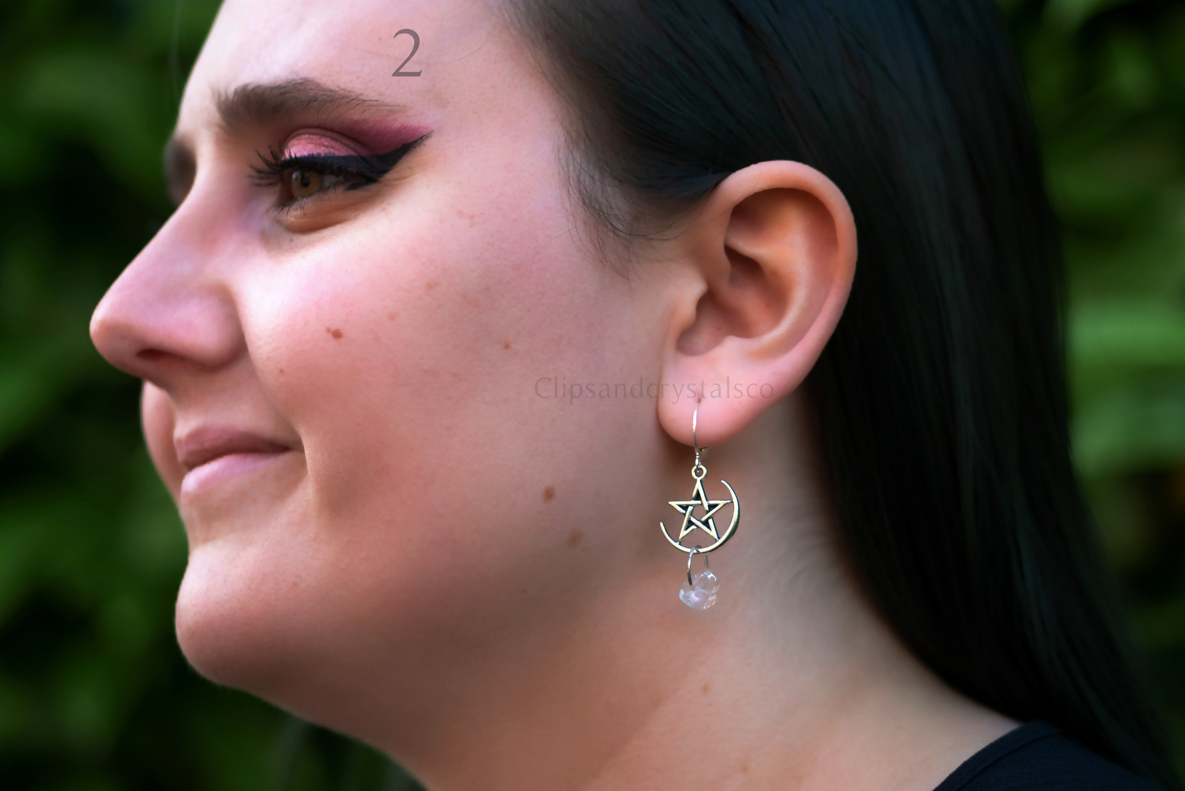 Moon And Star Huggie Earrings - Three Styles