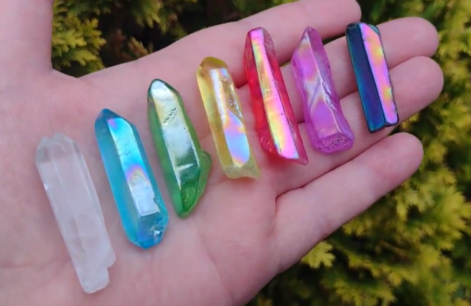 Crystal Hair Clip Pair - Many Crystal Options