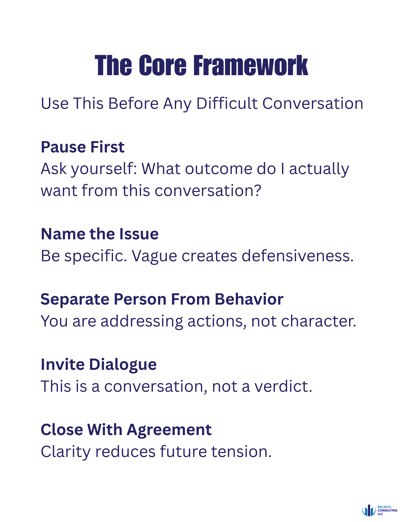 Difficult Conversations Made Simple
