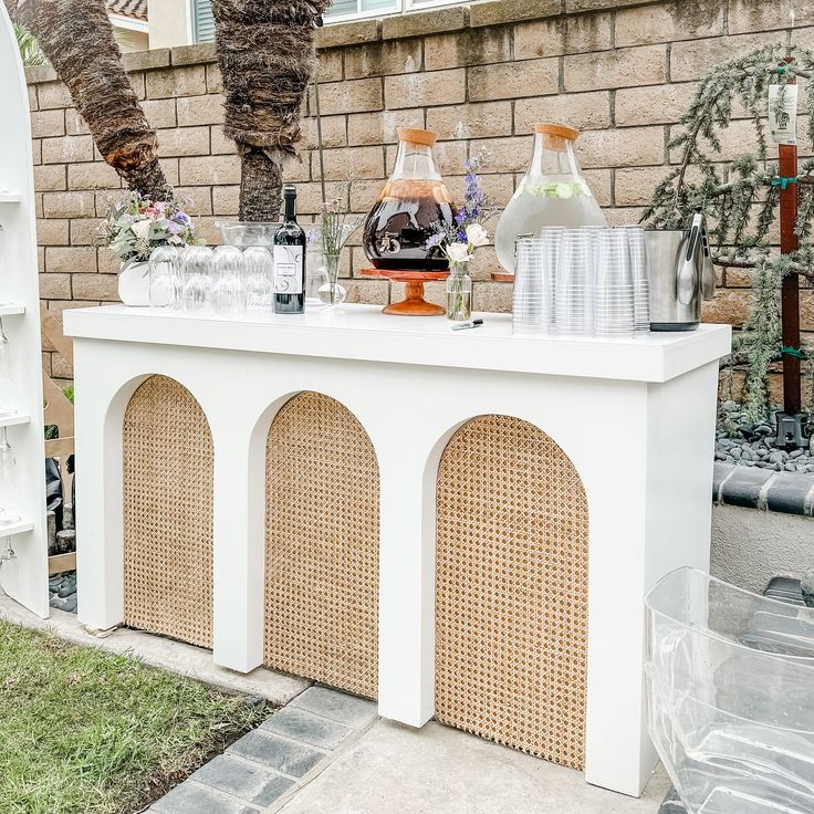 Mesa central estilo rustico ratan