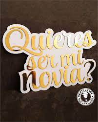 Letras con fondo reforzado en MDF