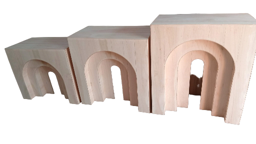 Trio de mesas organicas