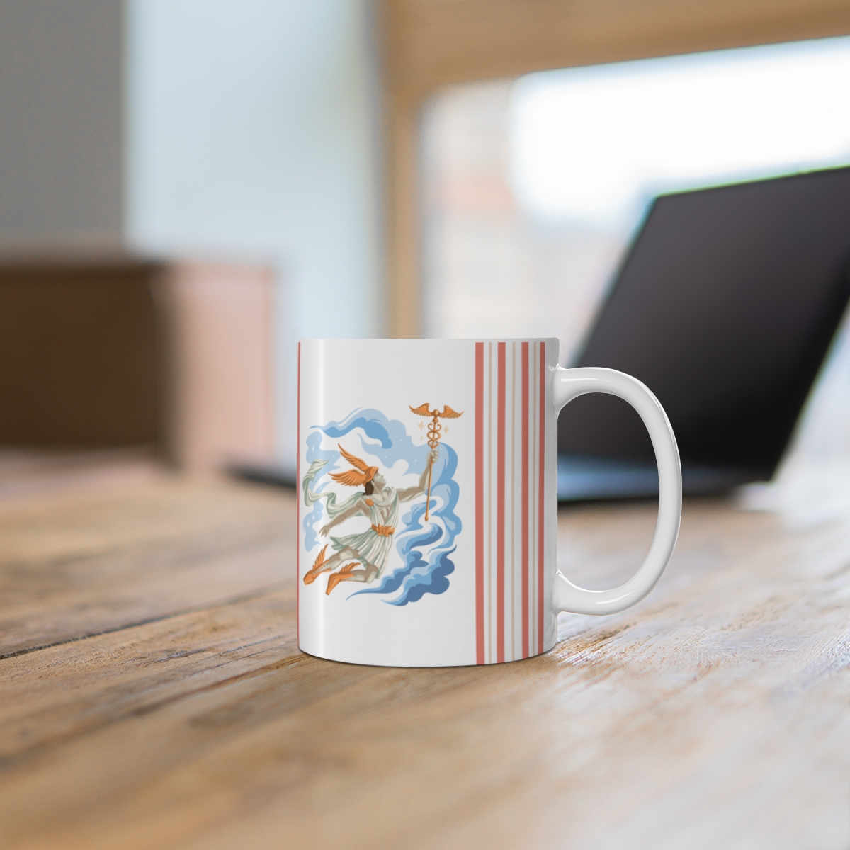 Flying Angel Illustration Mug 