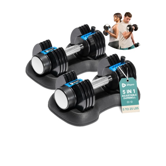 Adjustable Dumbbells Set