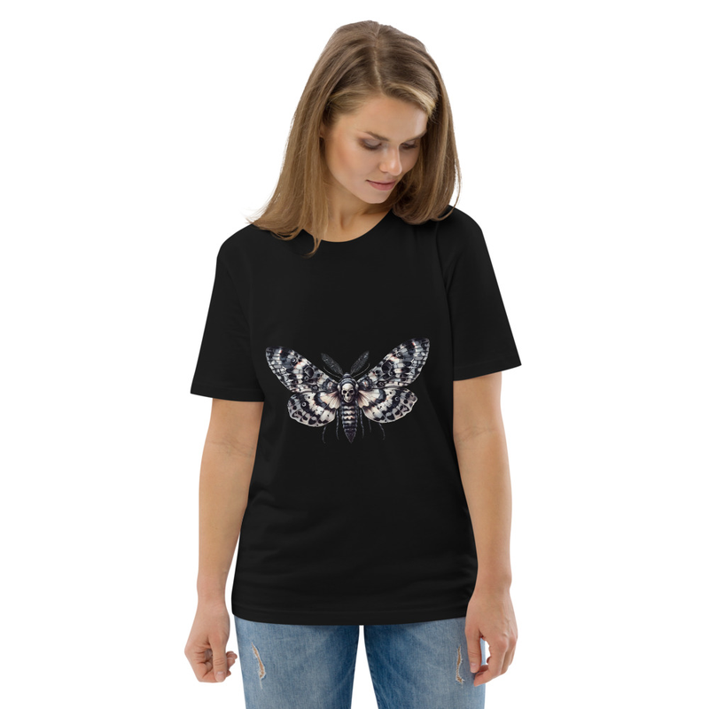 Moth Unisex organic cotton t-shirt