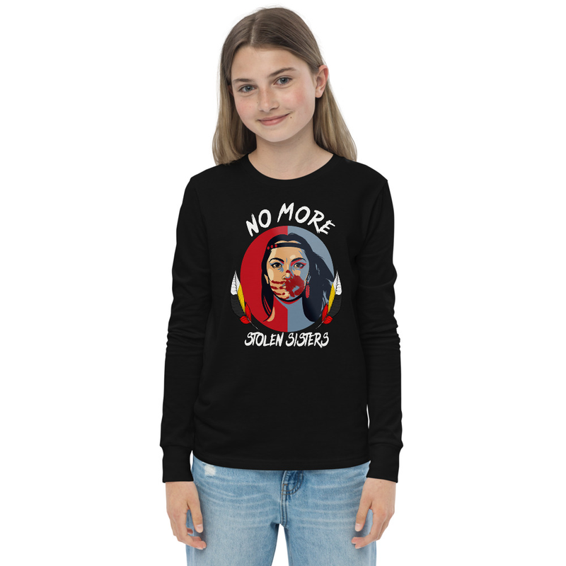 No More Stolen Sisters Youth long sleeve tee