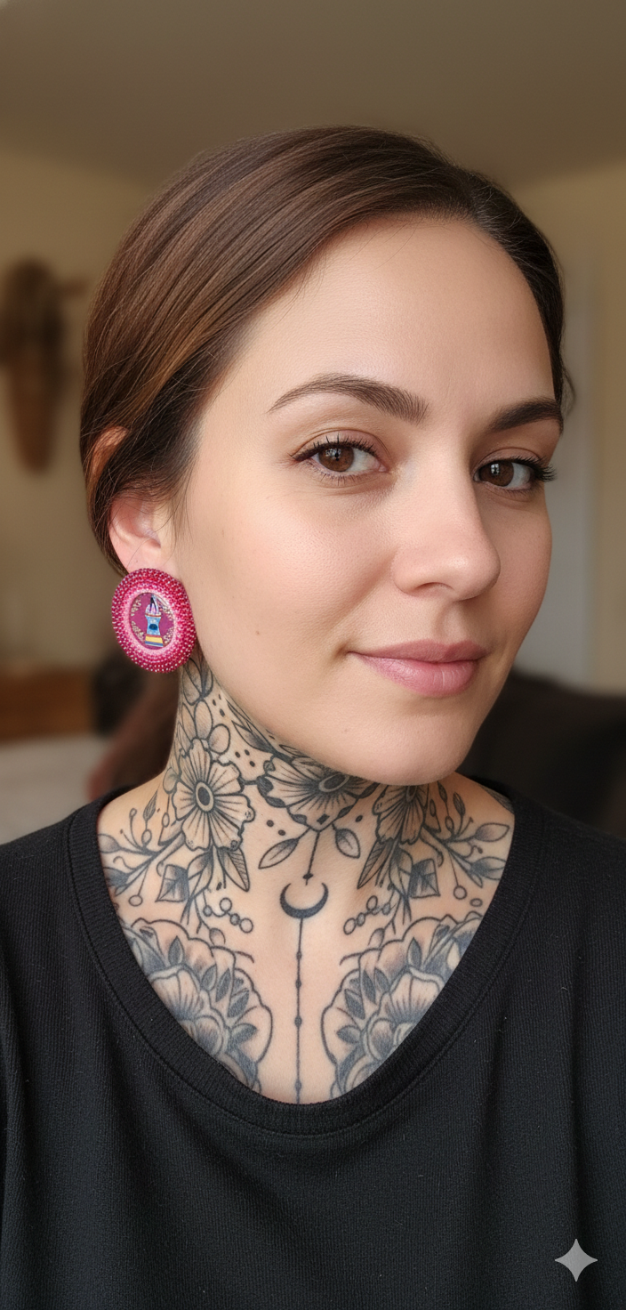 Indigenous Handcraft Beaded Earrings