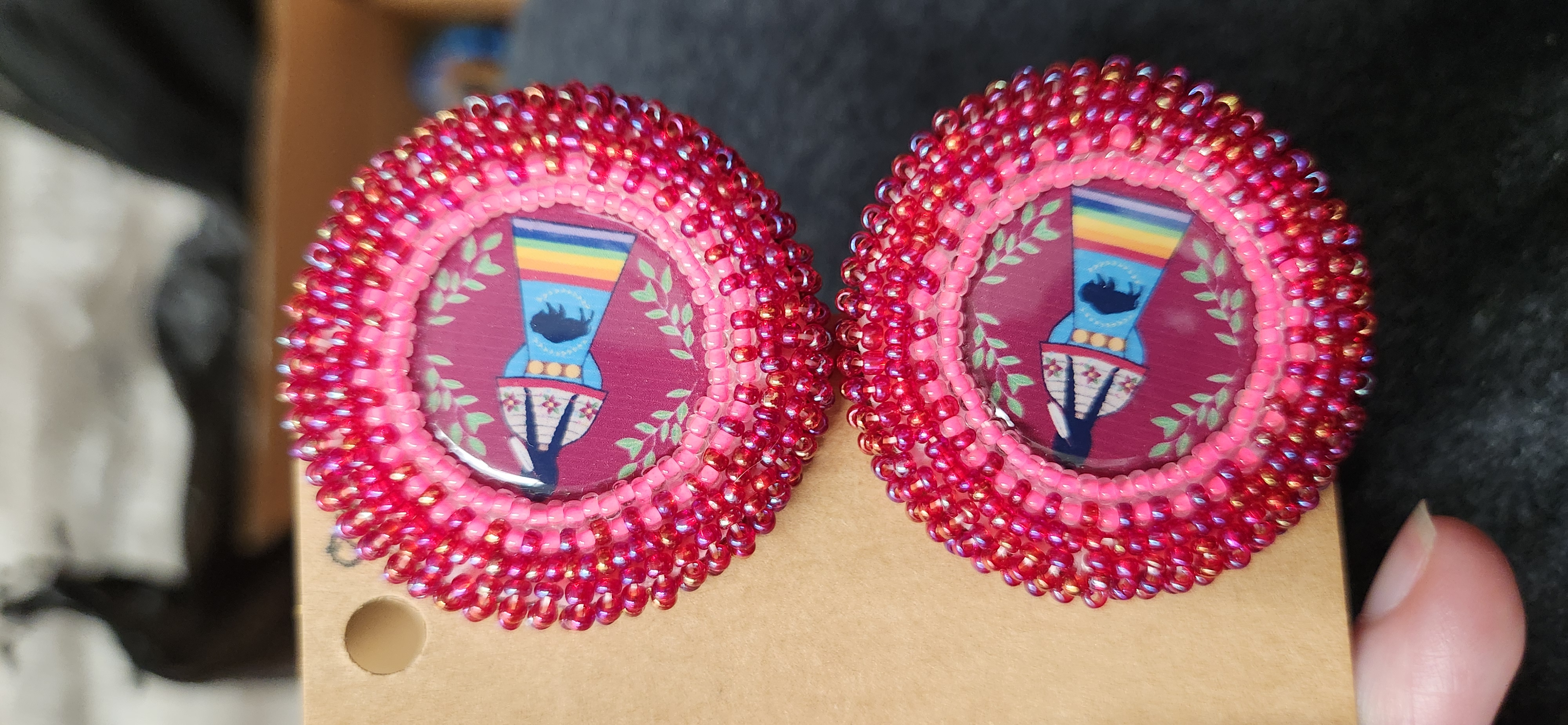 Indigenous Handcraft Beaded Earrings