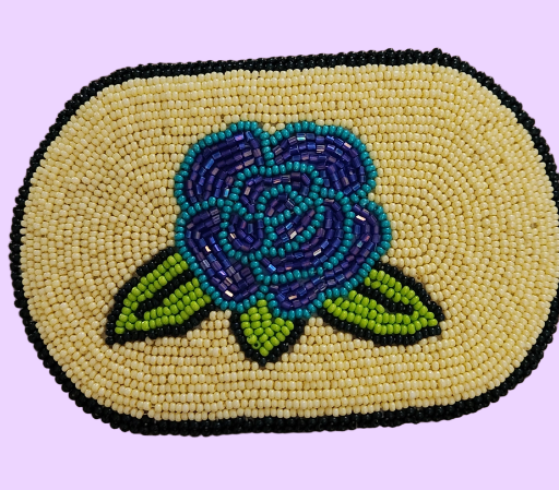 Indigenous Handbeaded Floral Hair Barrette