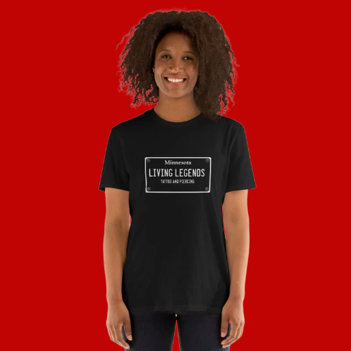 Living legends black plate T-Shirt