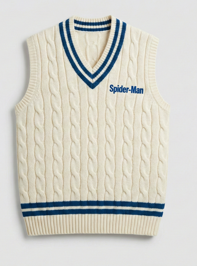 The Classic Cricket Cable-Knit Vest