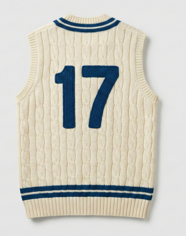 The Classic Cricket Cable-Knit Vest