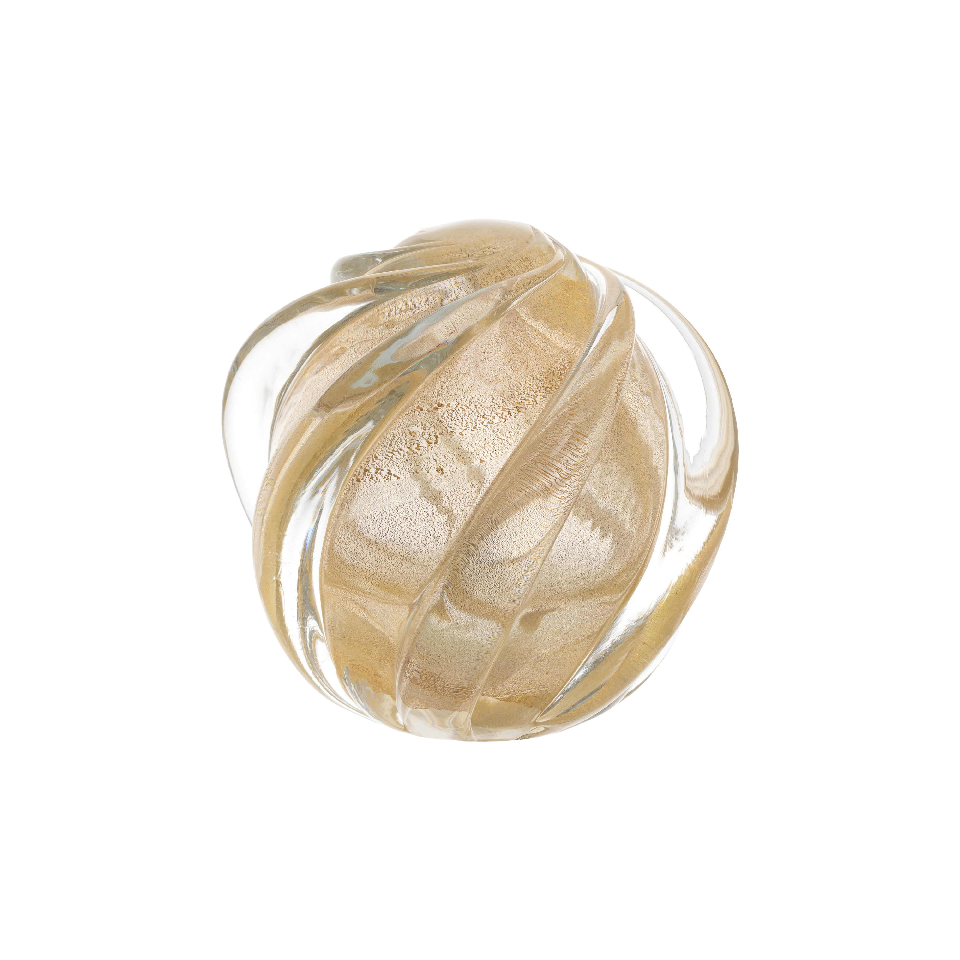 Esfera De Decoração Em Murano Meduza Twist