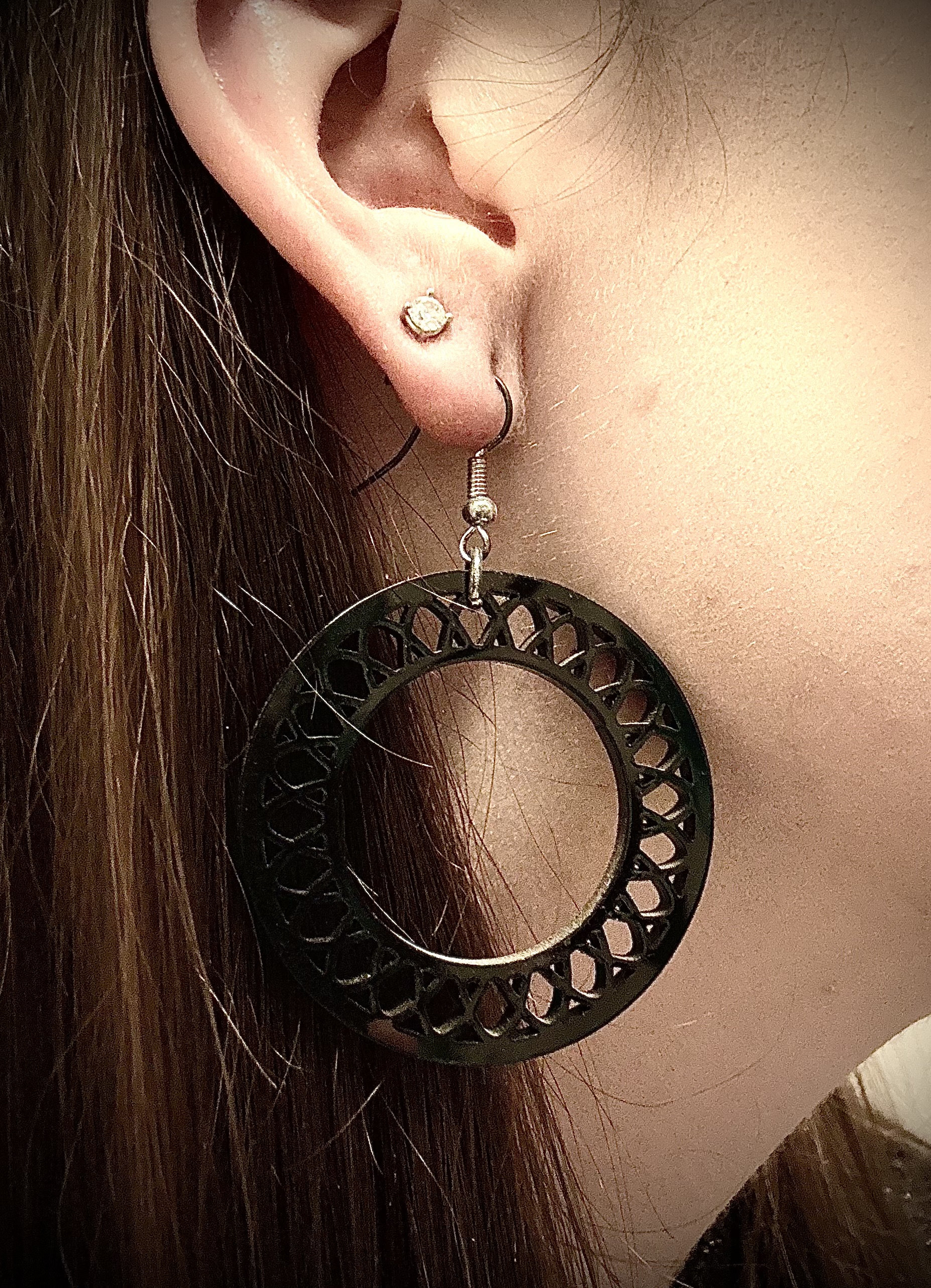 Geometric Hoop Earrings