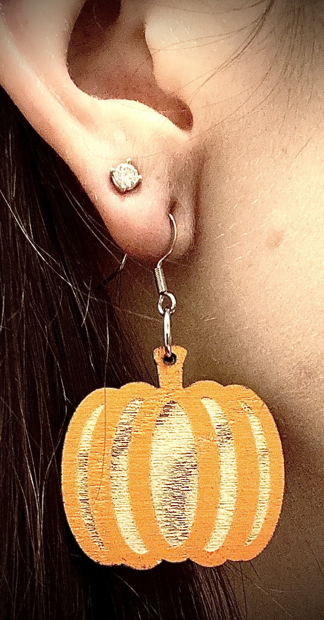 Pumpkin Earring