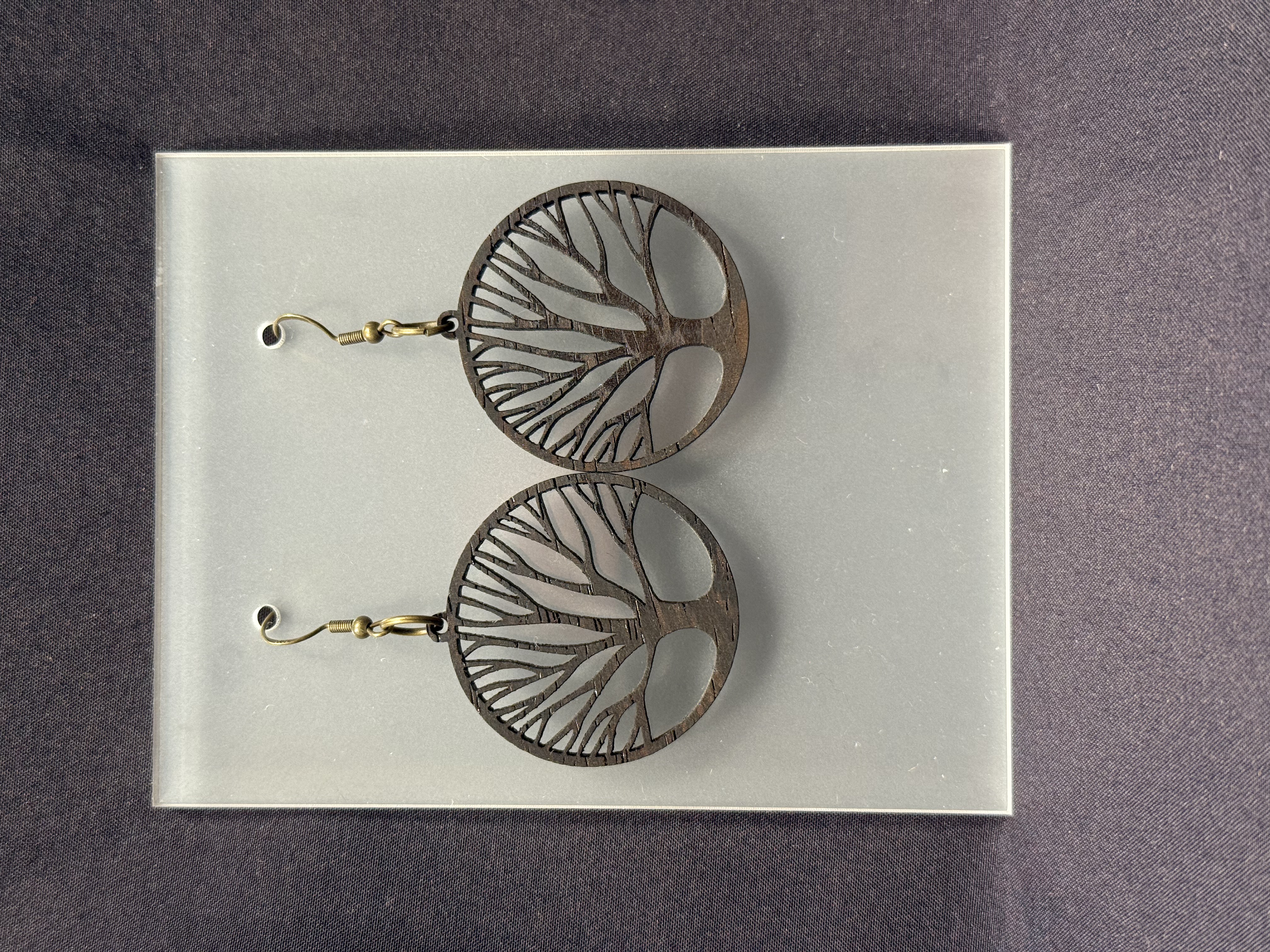 Tree of Life Wooden Earrings