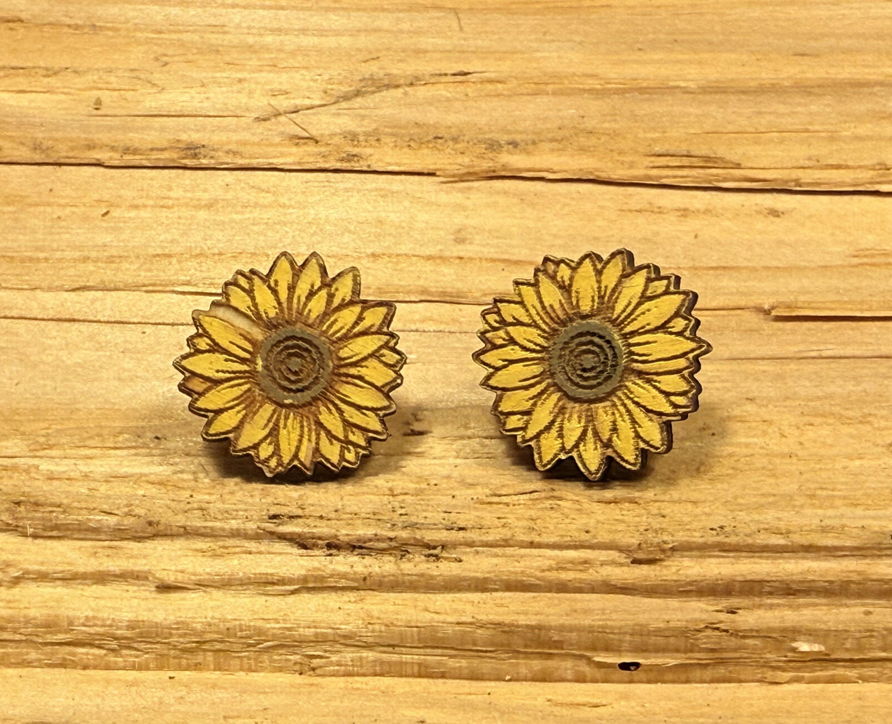 Sunflower Stud Earrings