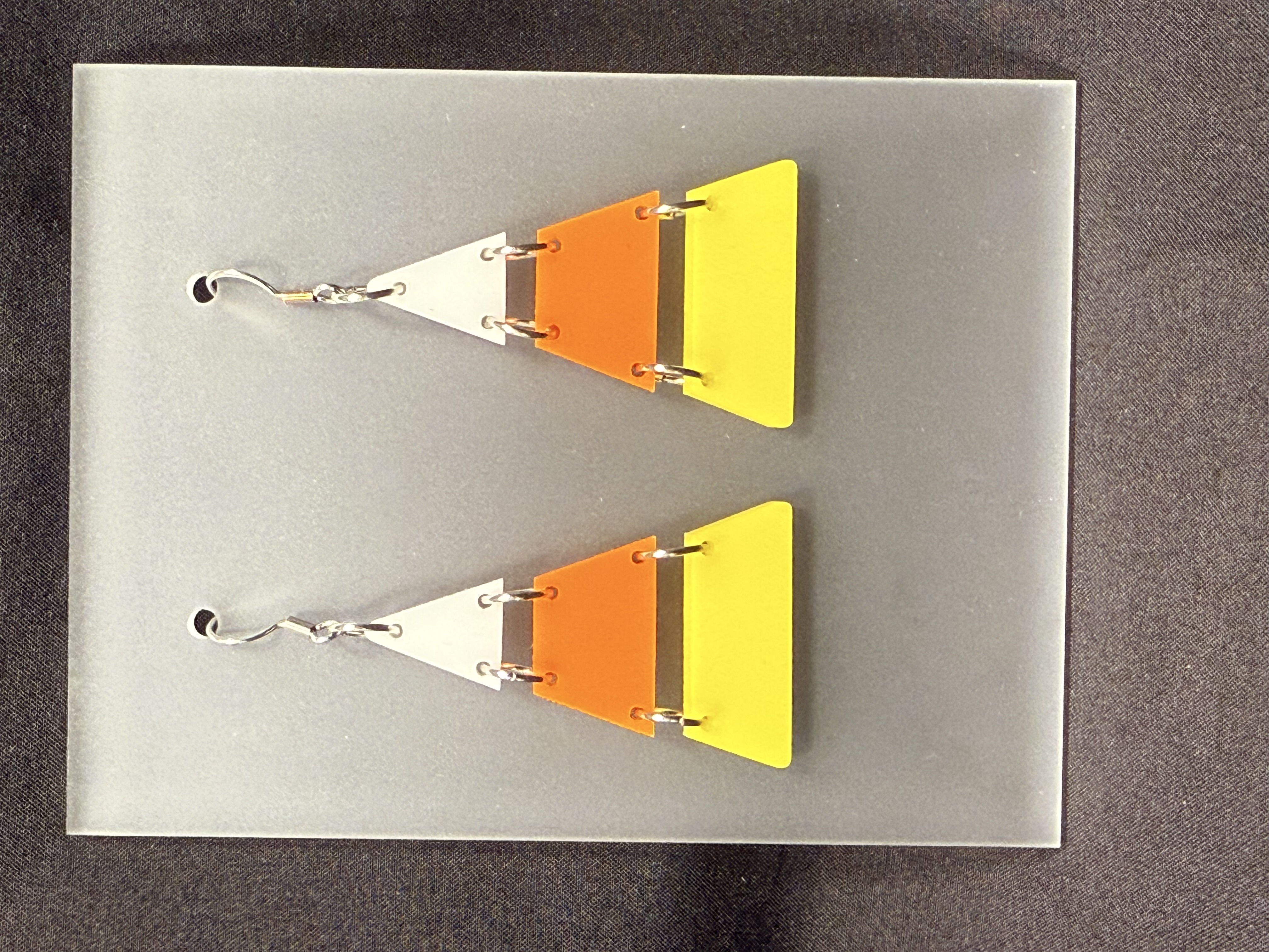 Candy Corn Earrings