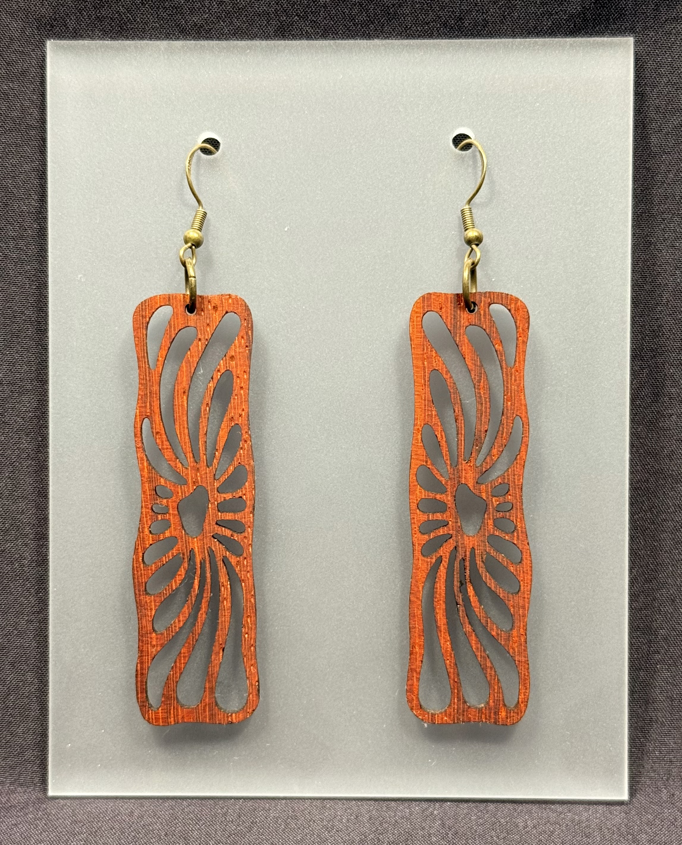  Melted Wooden Earring Line