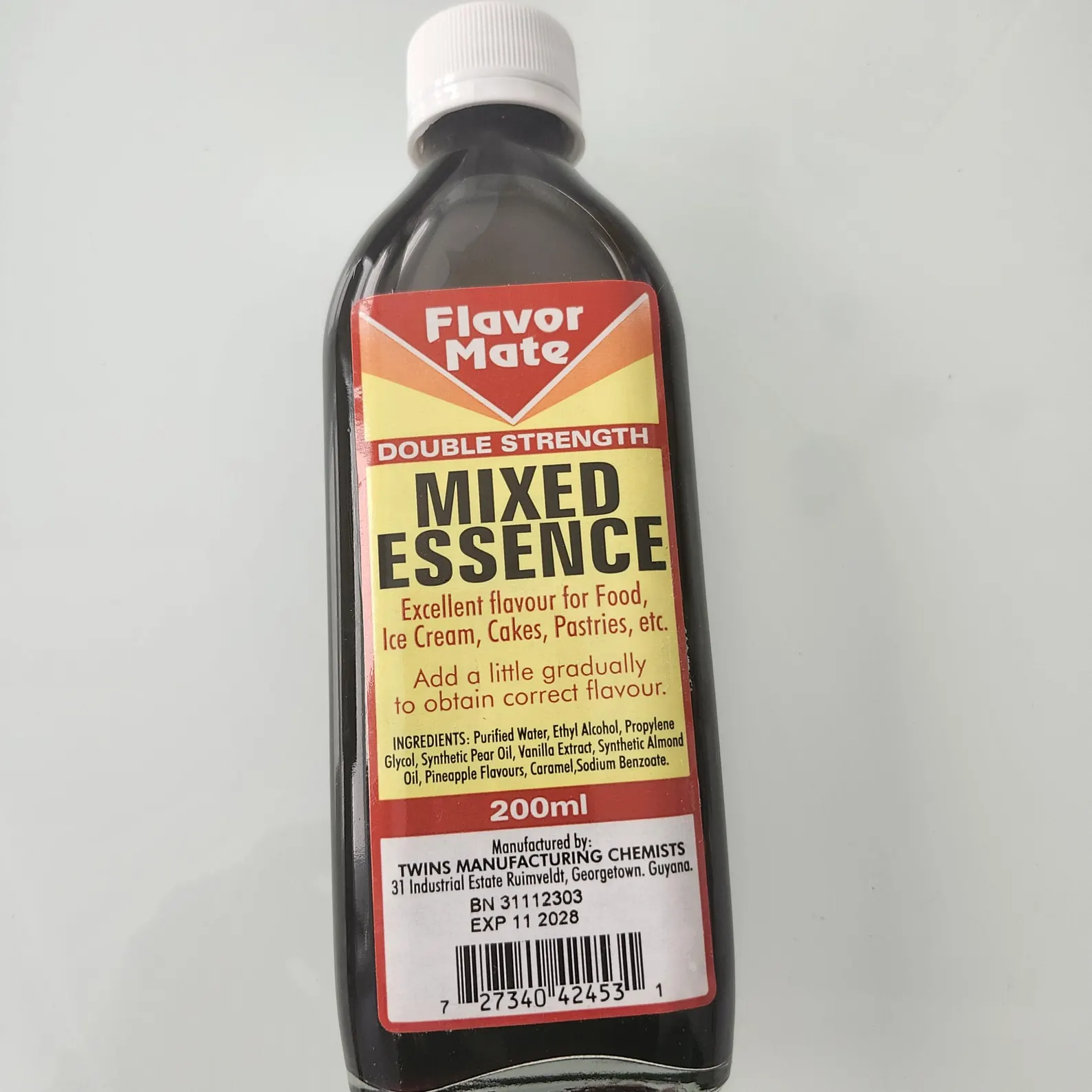 Guyanese Mixed Essence: Caribbean Baking Flavor Cakes Drinks Juices Ice Cream - 200 ml