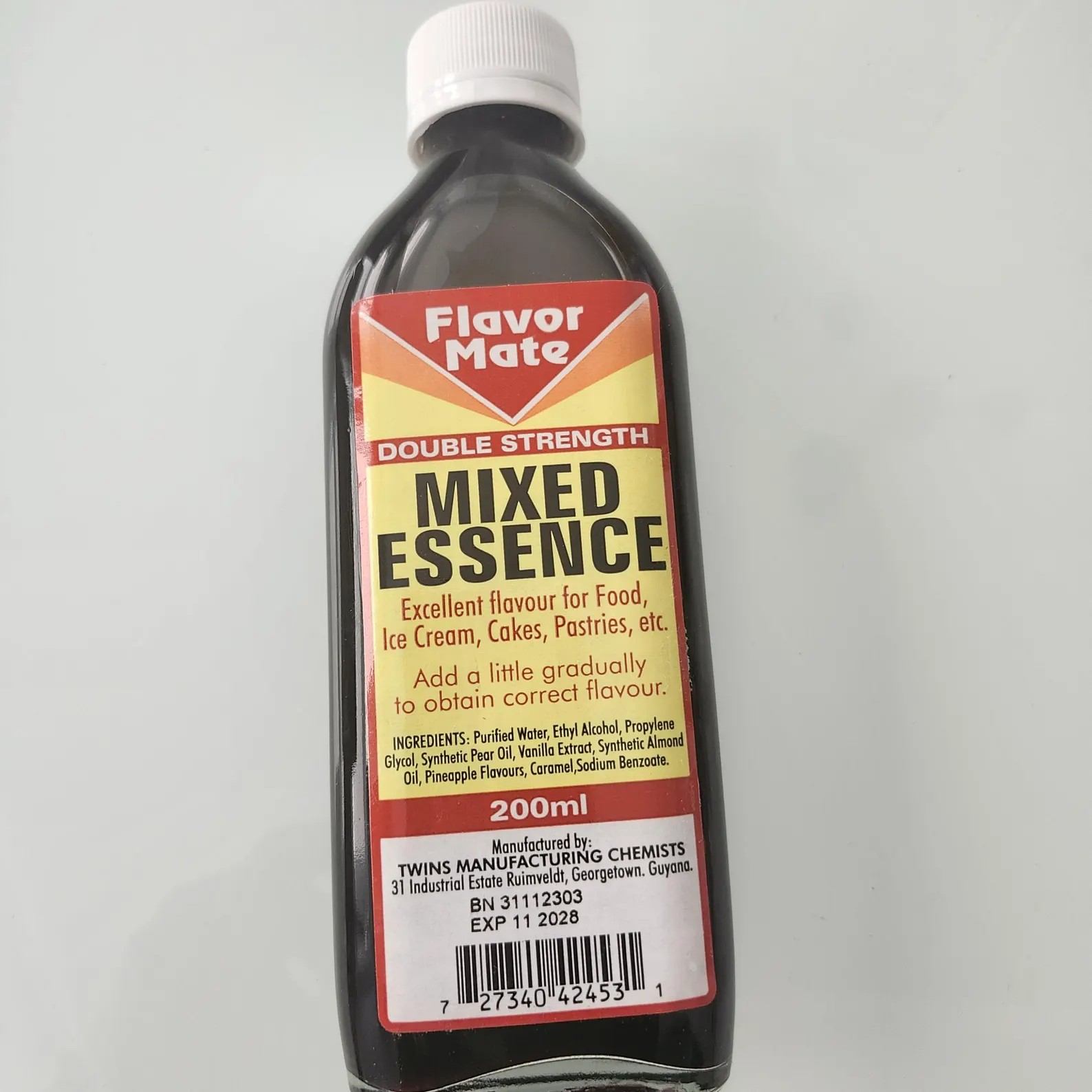 Guyanese Mixed Essence: Caribbean Baking Flavor Cakes Drinks Juices Ice Cream - 200 ml
