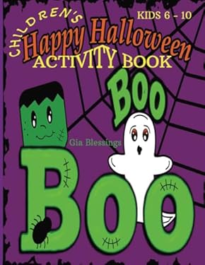 Children's Happy Halloween Activity Book