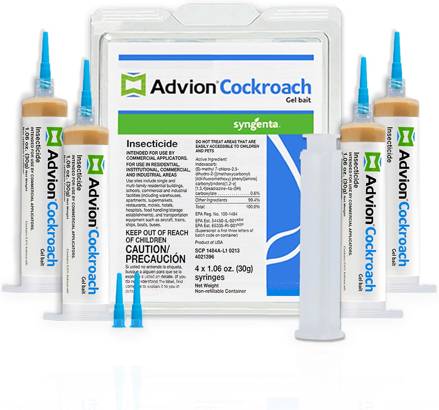 Advion Cockroach Gel Bait for Indoor and Outdoor Use