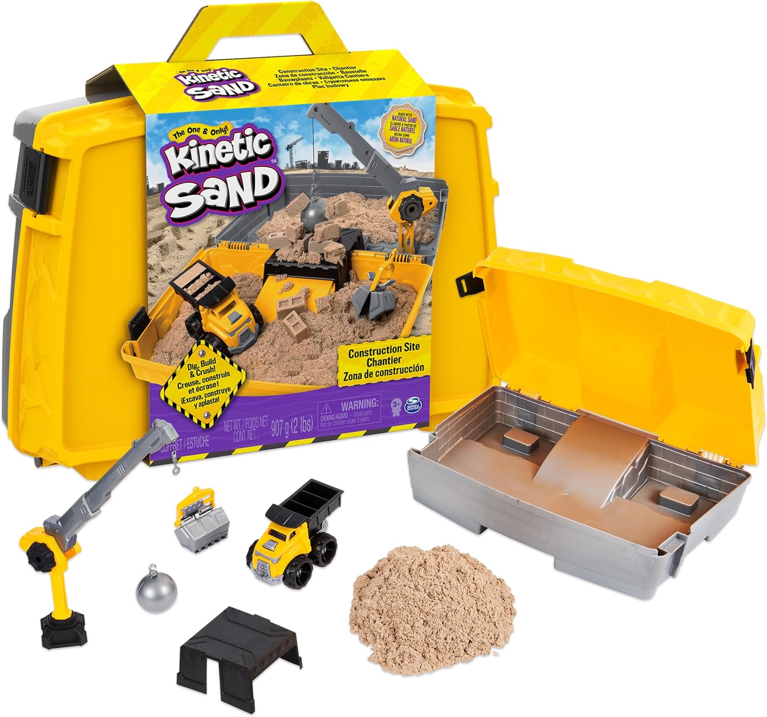 Kinetic Sand Construction Site Playset